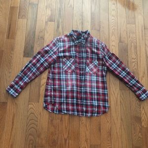 True Religion Plaid button up shirt